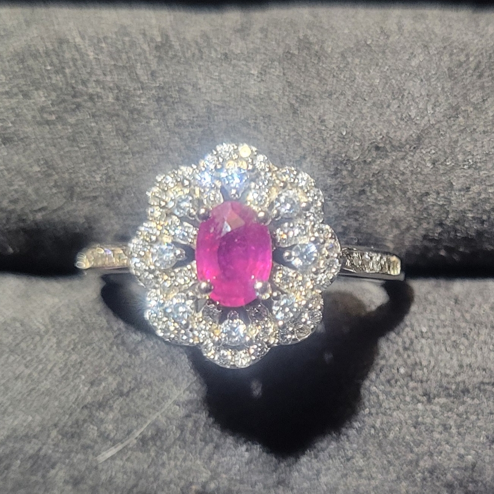 Pink Tourmaline Ring